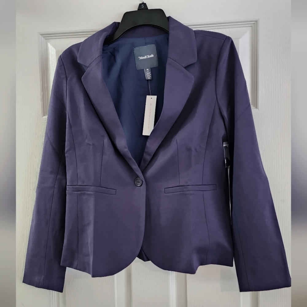 NWTs Modcloth blazer in Navy blue sz Medium